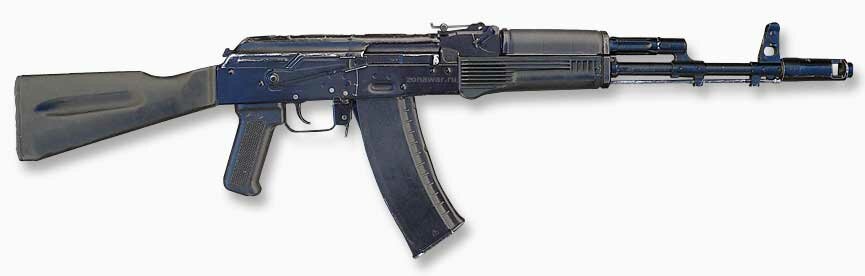 AK-74 Kalashnikov assault rifles